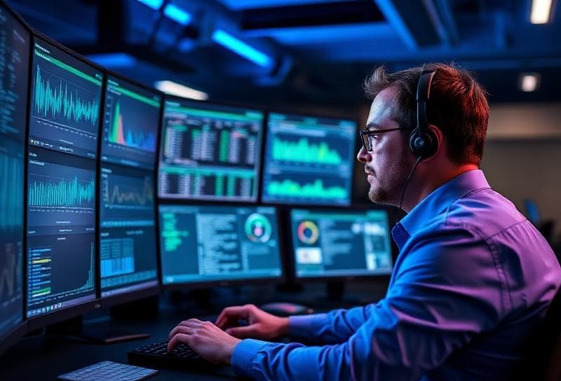 AI-powered cyber threats, digital security threat concept visualization